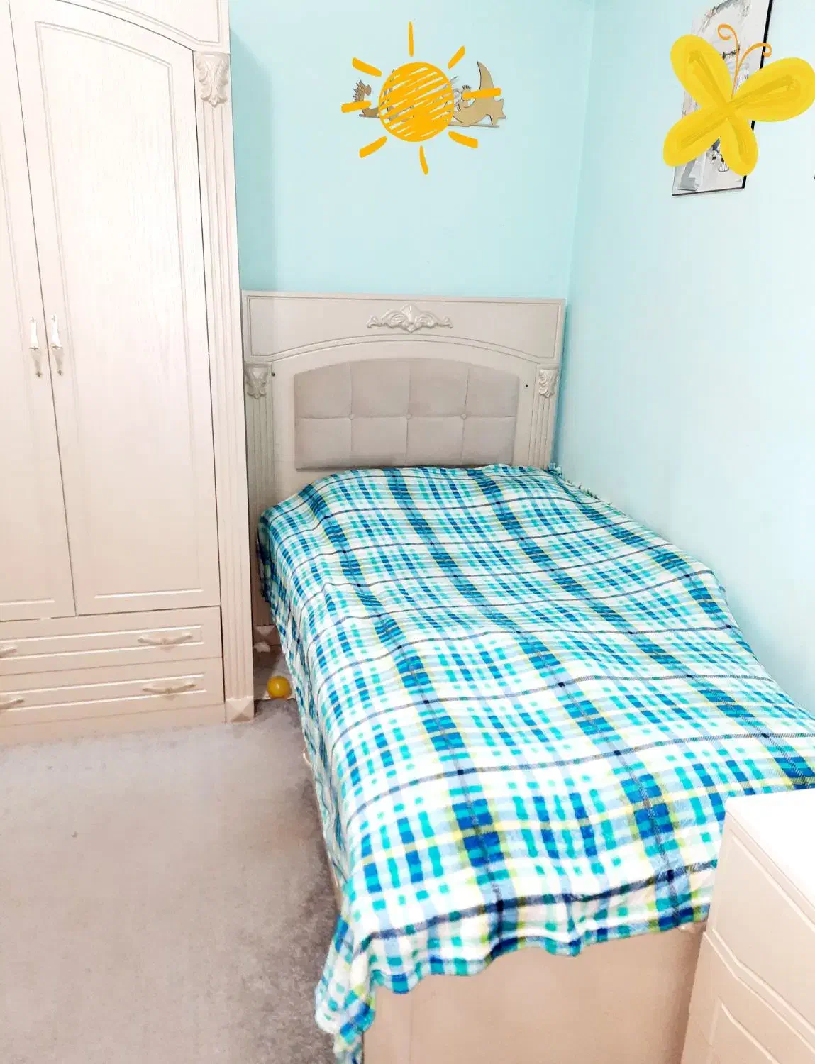 سرویس تخت دو منظوره نوزاد نوجوان، قیمت مناسب تمیز|تخت و سرویس خواب|قزوین, |دیوار