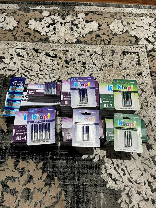 باطری قلم و نیم قلم|عمده‌فروشی|رشت, سعدی (تختی)|دیوار