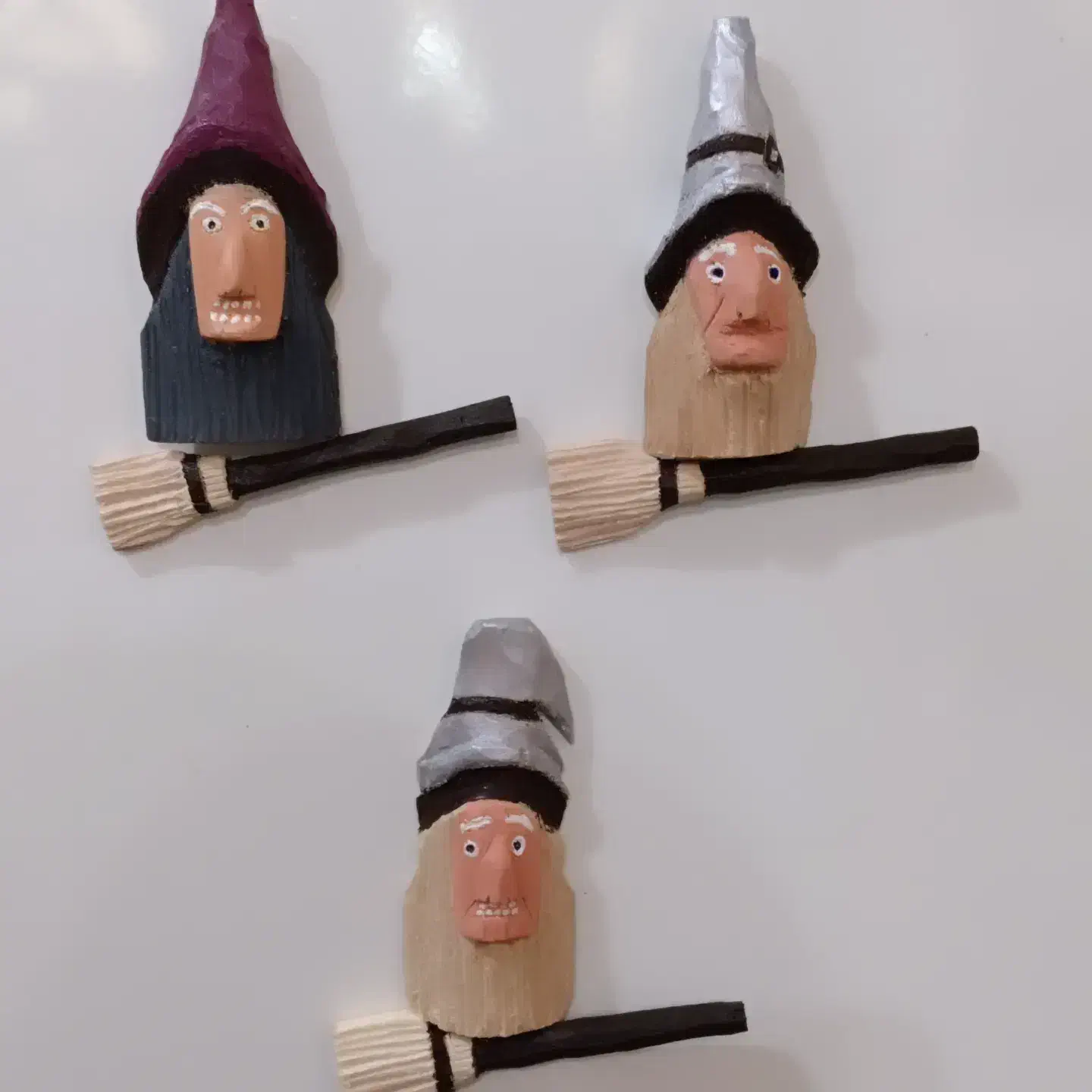 مجسمه چوبی مگنتی هالوین|مجسمه، تندیس، ماکت|نجفآباد, یزدانشهر|دیوار