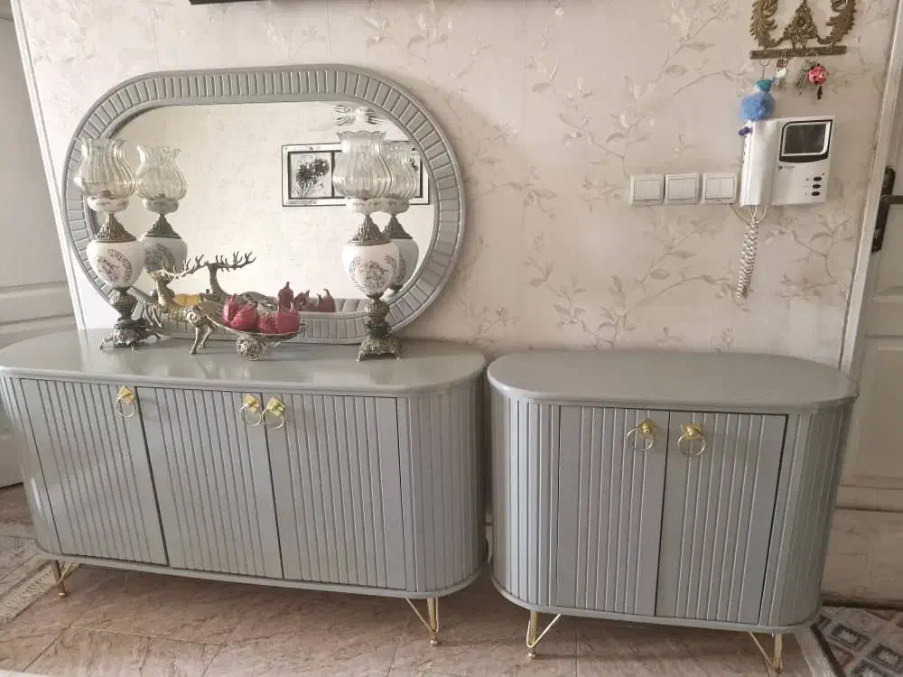 سرویس میز تلویزیون وآیینه وکنسول وجاکفشی|مبلمان خانگی و میز عسلی|بهارستان, |دیوار