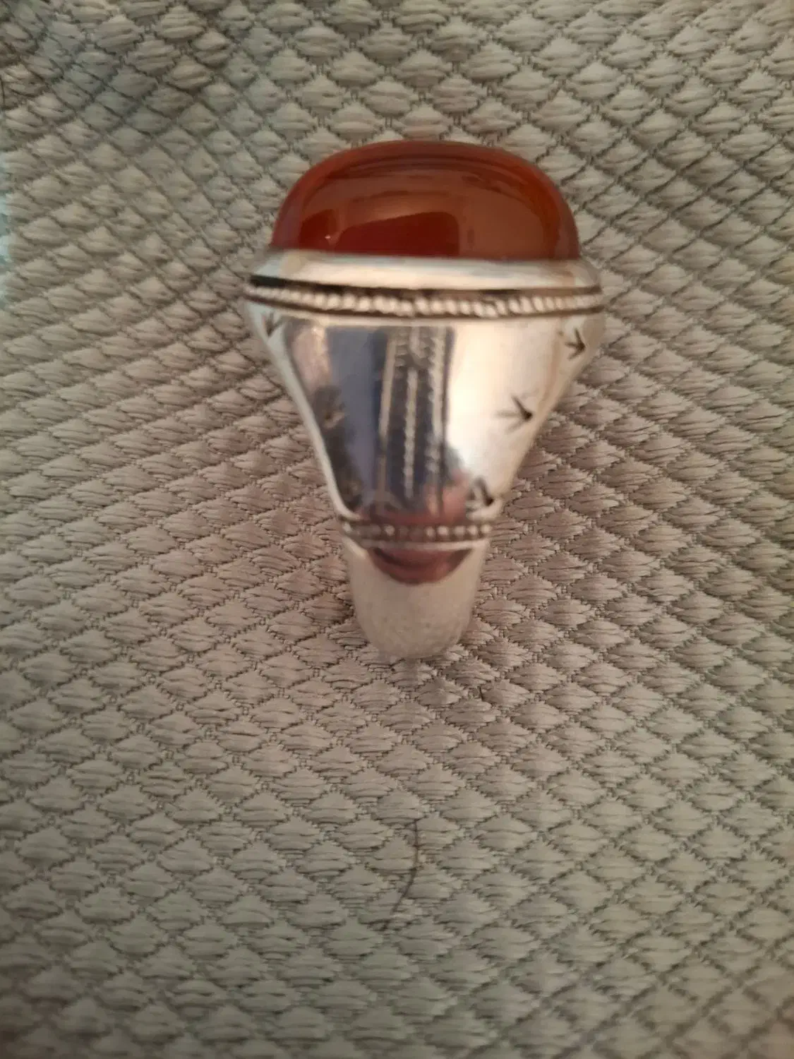 انگشتر عقیق یمنی|کلکسیون اشیاء عتیقه|شهرکرد, |دیوار