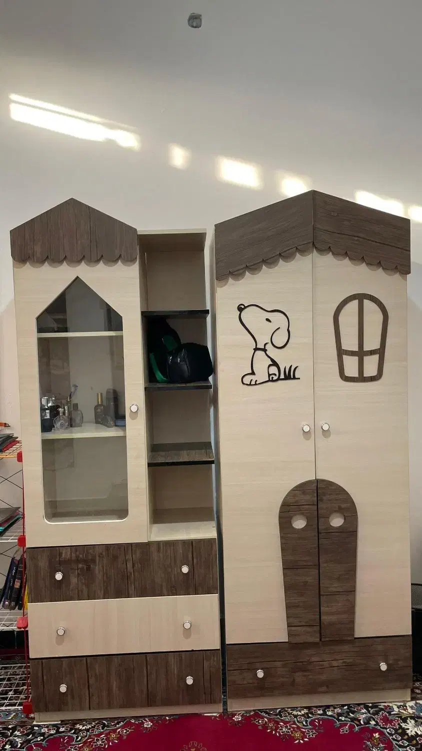 کمد کودک|جاکفشی، کمد، دراور|کوه چنار, |دیوار