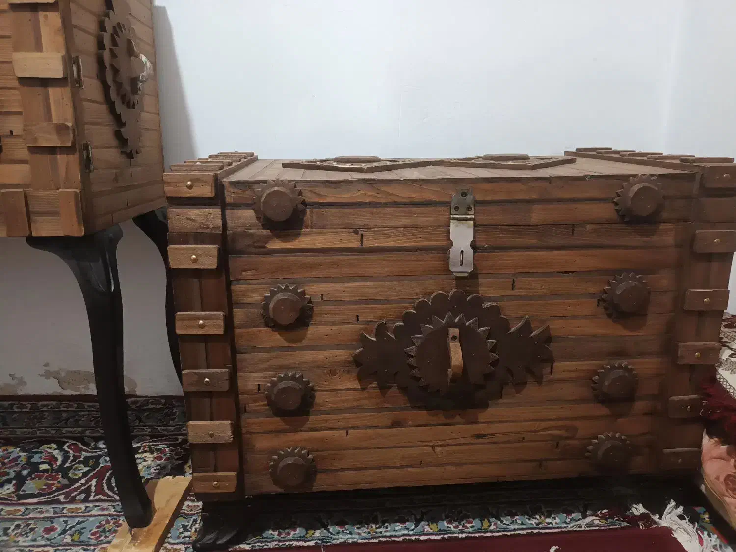 اینه وکنسول چوب|بوفه، ویترین، کنسول|سنندج, |دیوار