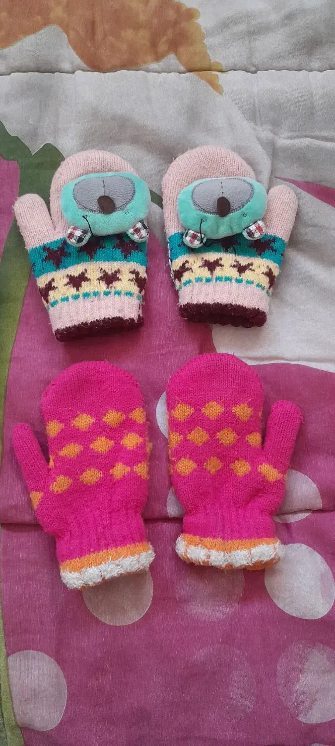 لباس بافت .پالتو بافت .دستکش بچه گانه.شال وروسری|لباس|اردکان, |دیوار