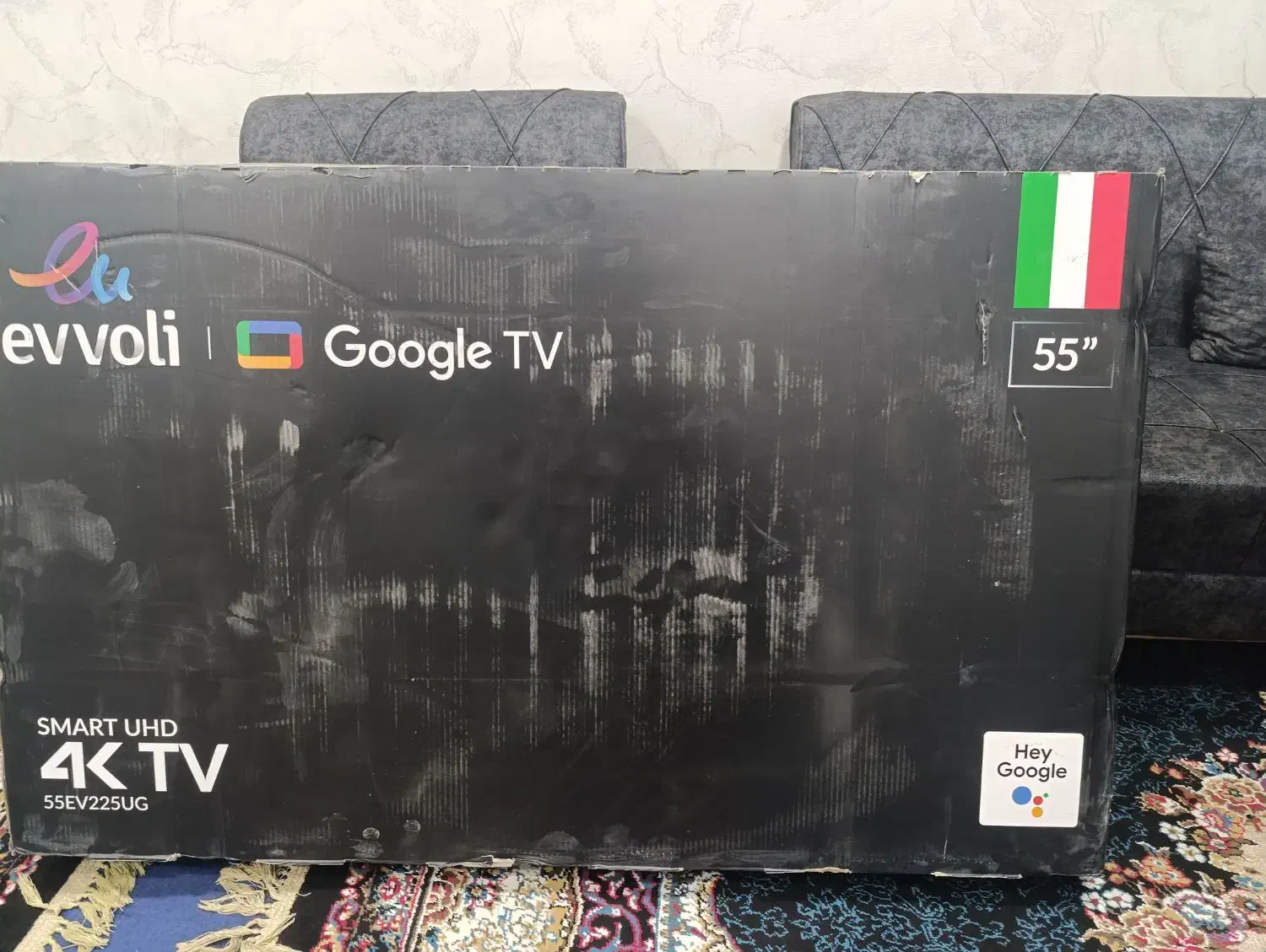 تلویزیون 55و43اینچ|تلویزیون و پروژکتور|دزفول, |دیوار