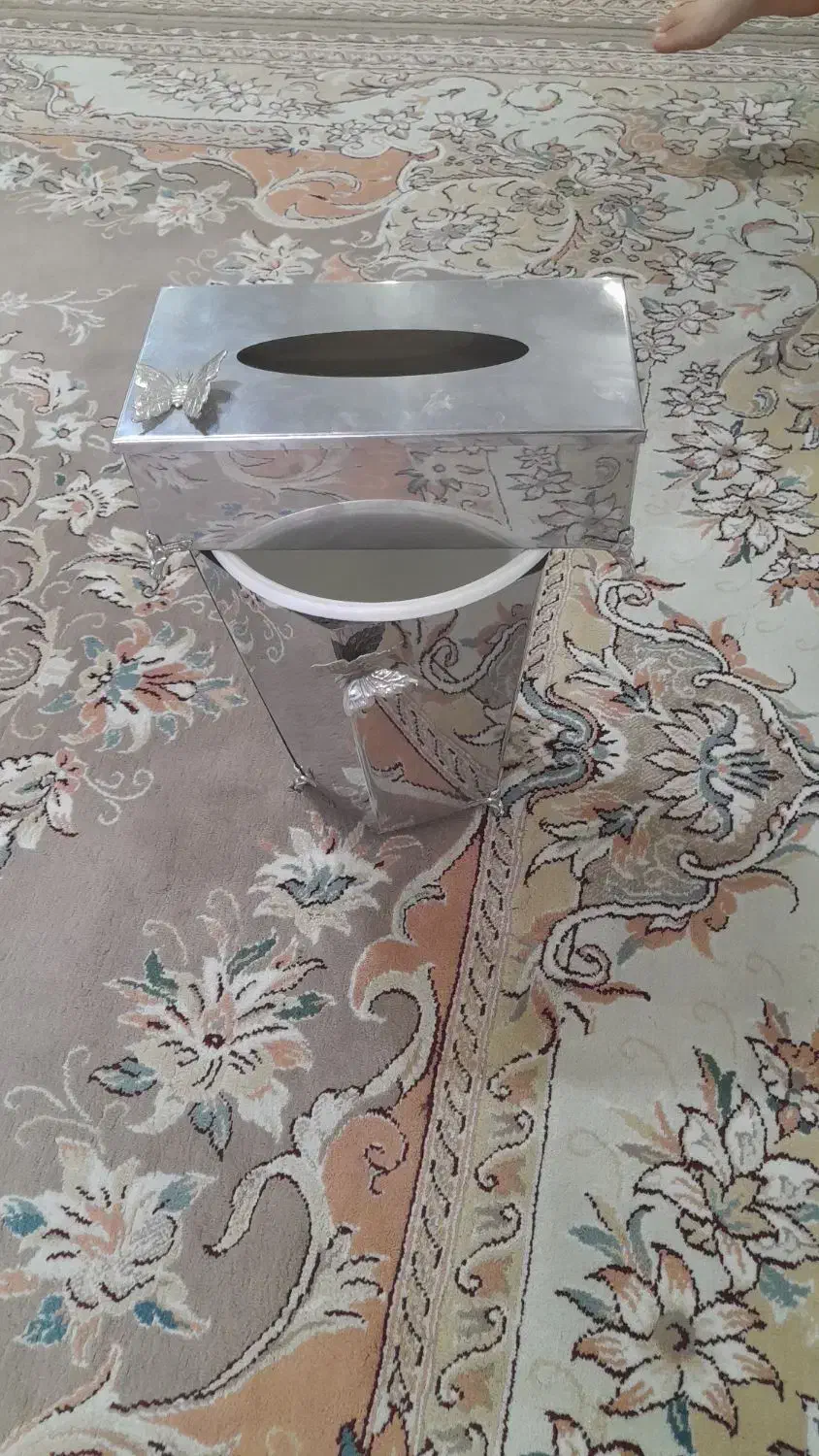 سطل و جادستمالی استیل نقره ای|لوازم سرویس بهداشتی|اسلام‌شهر, شهرک امام حسین (میان آباد)|دیوار