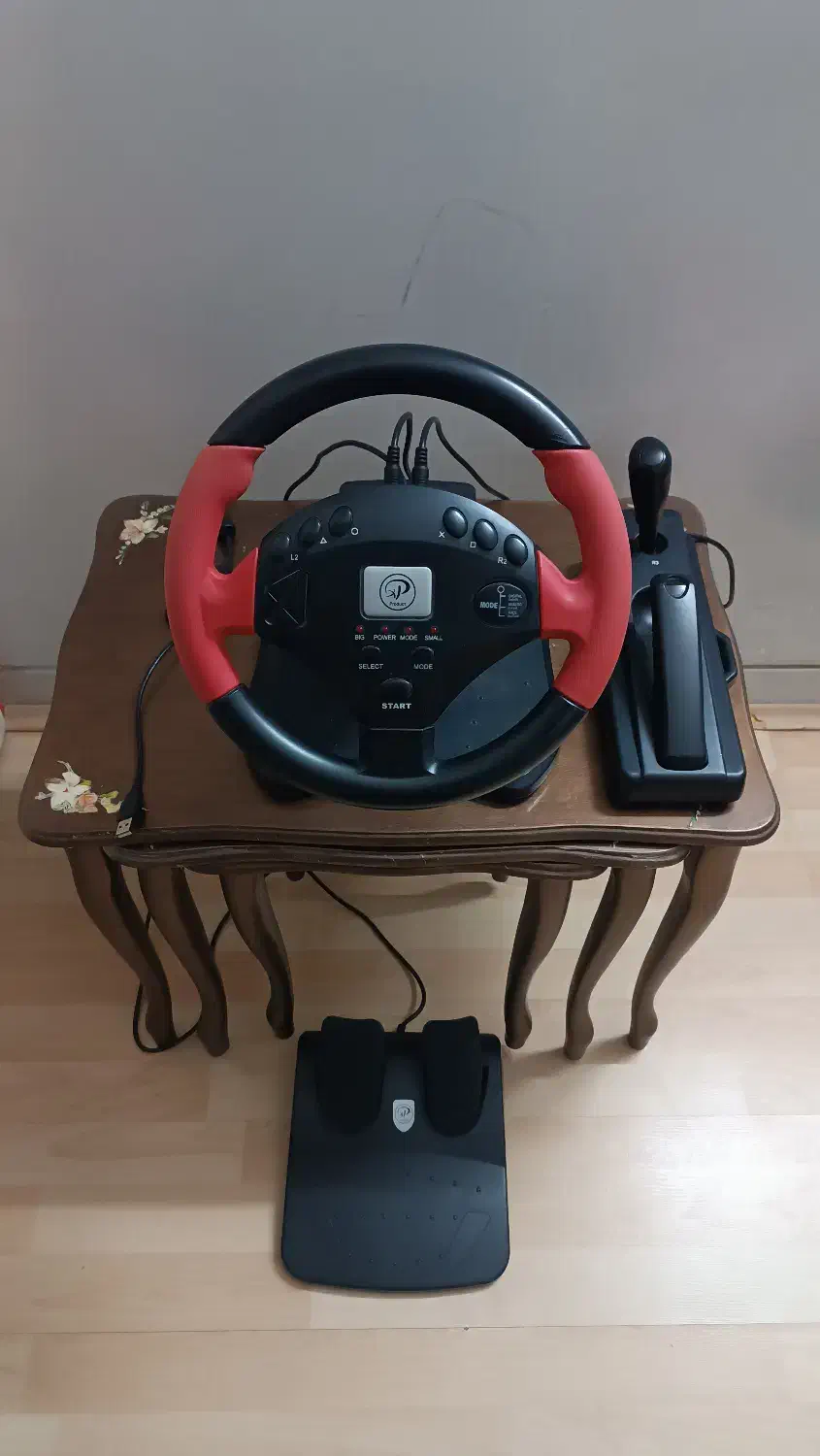 دسته فرمانی با پدال و دنده مدل XP|کنسول، بازی ویدئویی و آنلاین|تهران, سوهانک|دیوار