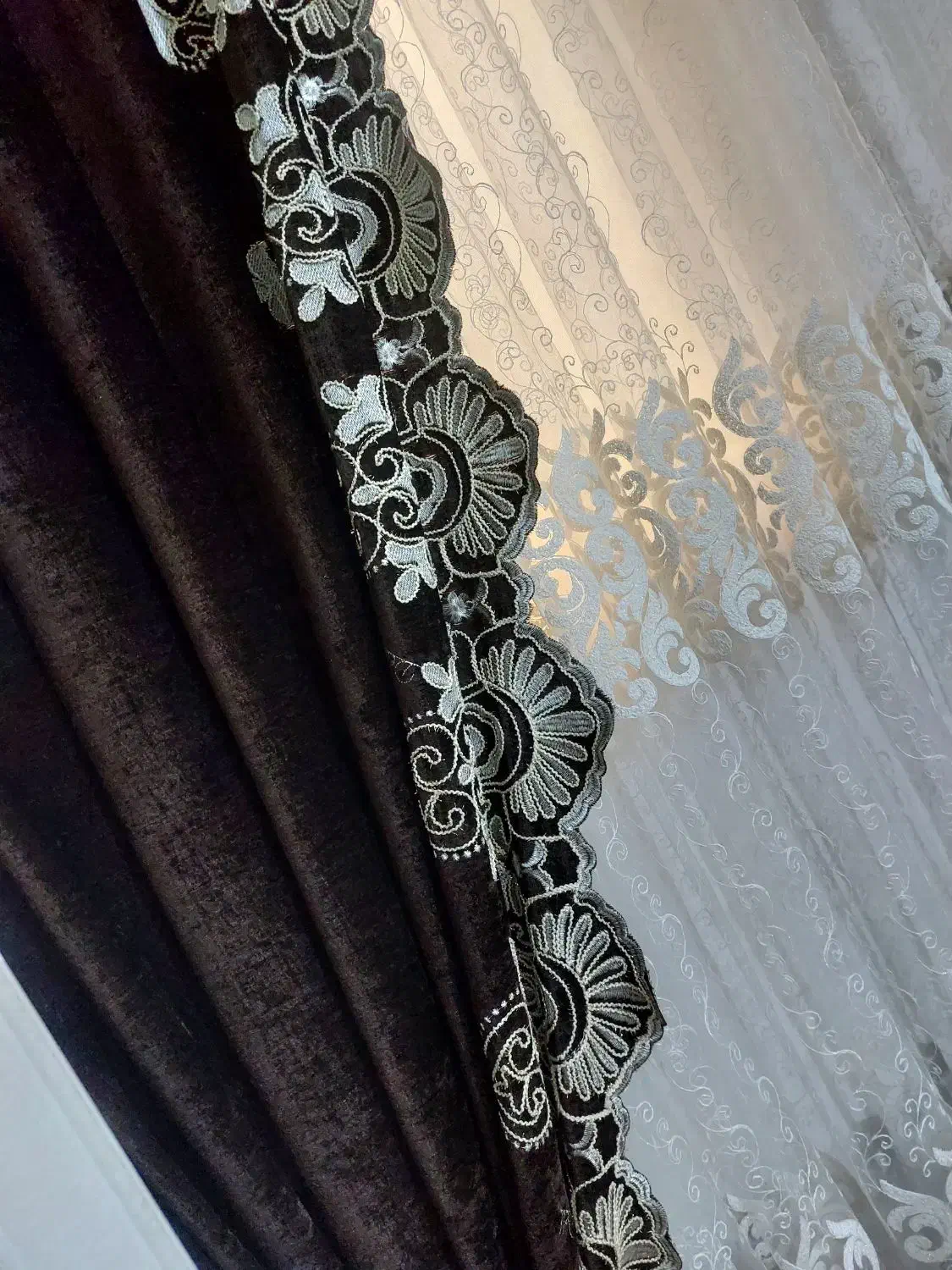 فروش پرده با کتیبه و شال|پرده، رانر، رومیزی|قدس, شهر‌قدس|دیوار