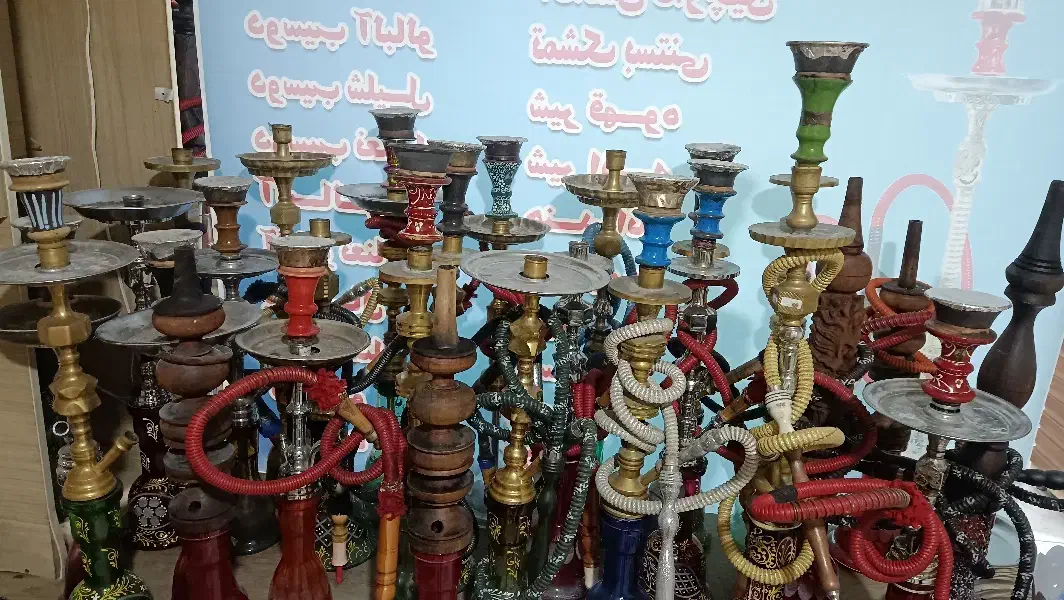 قلیان برنجی و چوبی|کلکسیون و سرگرمی|قرچک, مهدیه|دیوار