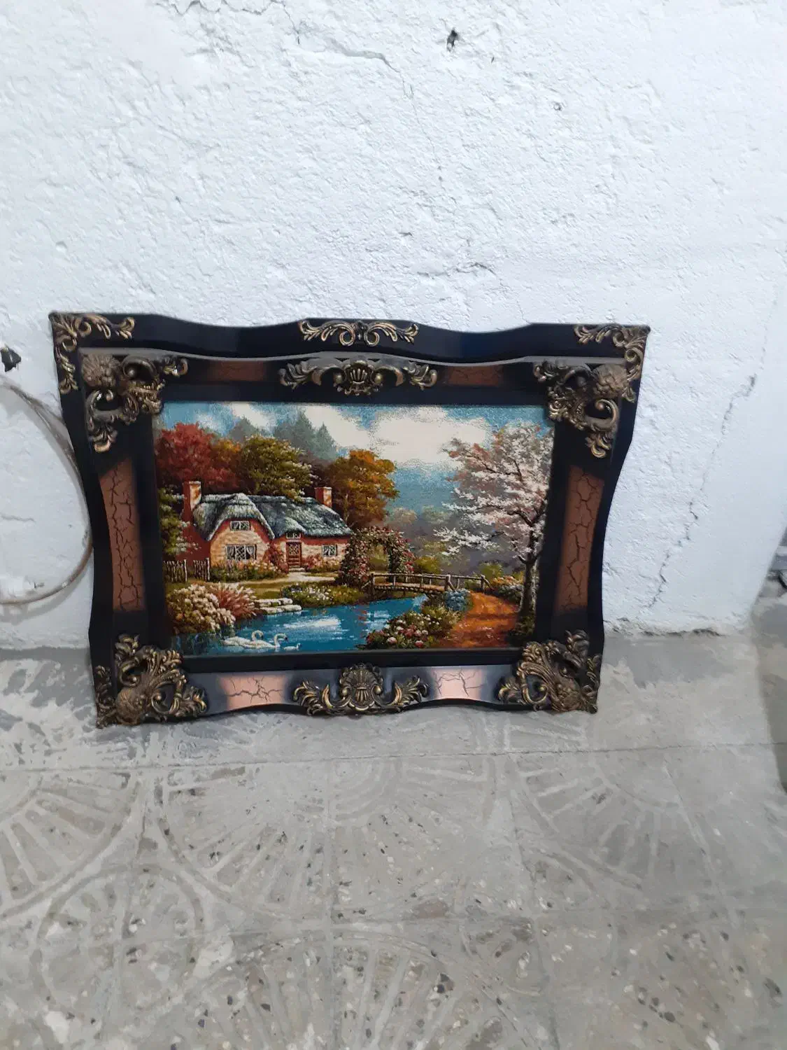 تابلو فرش زیبا و سالم|تابلو فرش|دورود, |دیوار