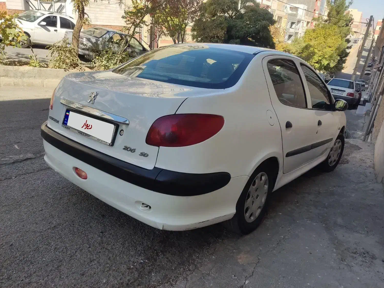 پژو206 V8 sdمدل 91|خودرو سواری و وانت|سنندج, |دیوار