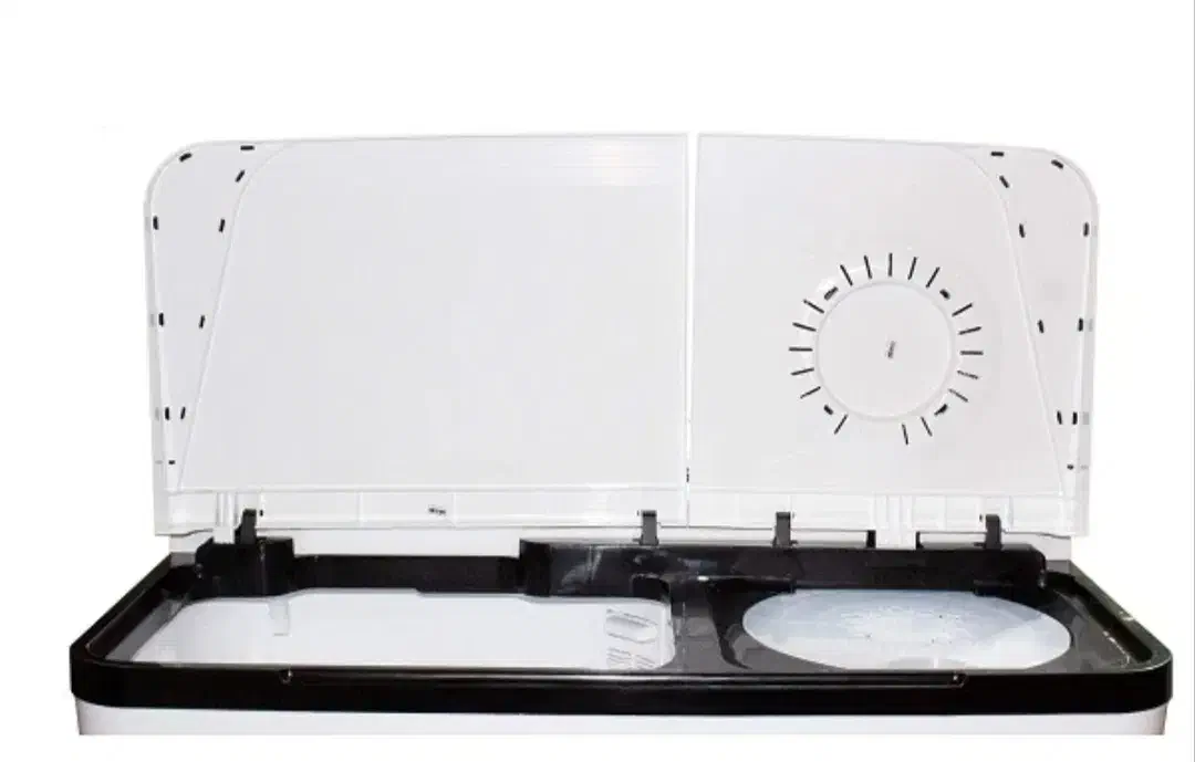 لباسشویی پاکشوما 15نیم دوقلو سفید مشکی|ماشین لباسشویی و خشککن لباس|شیراز, ده پیاله|دیوار