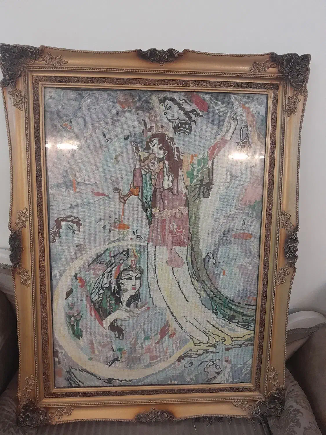 قاب چوبی ۱۲۰ در ۹۰|تابلو، نقاشی، عکس|اصفهان, شیخ اشراق|دیوار