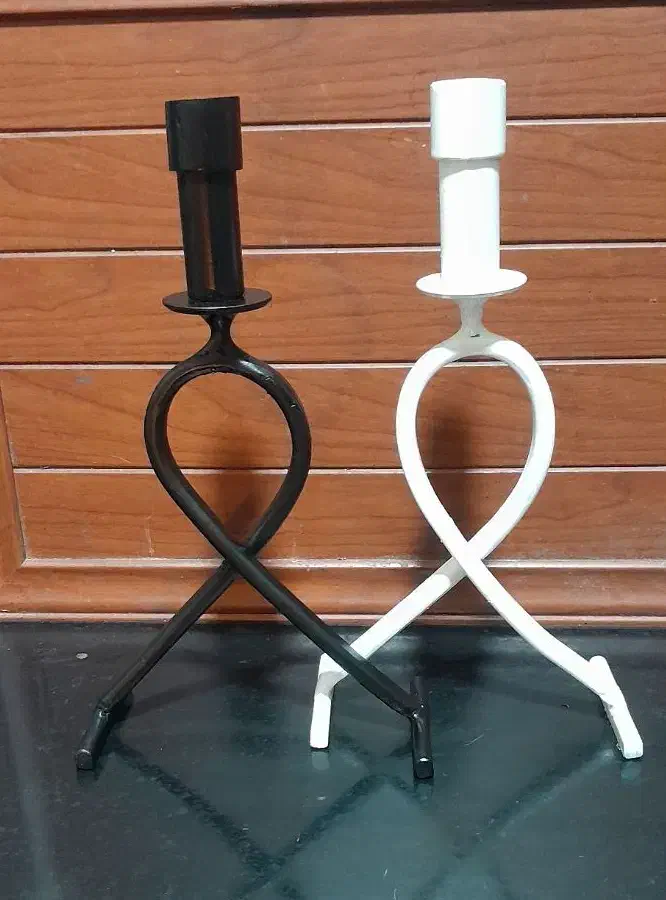 شمعدانی فلزی|مجسمه، تندیس، ماکت|تبریز, |دیوار