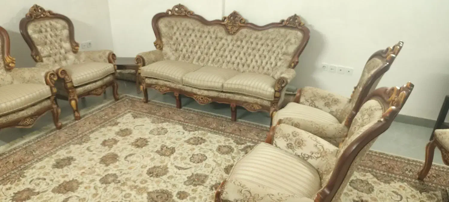 مبل استیل/ سلطنتی|مبلمان خانگی و میز عسلی|مشهد, امام خمینی|دیوار