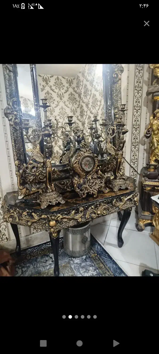 آینه و شمعدان|آینه|تهران, هرندی|دیوار