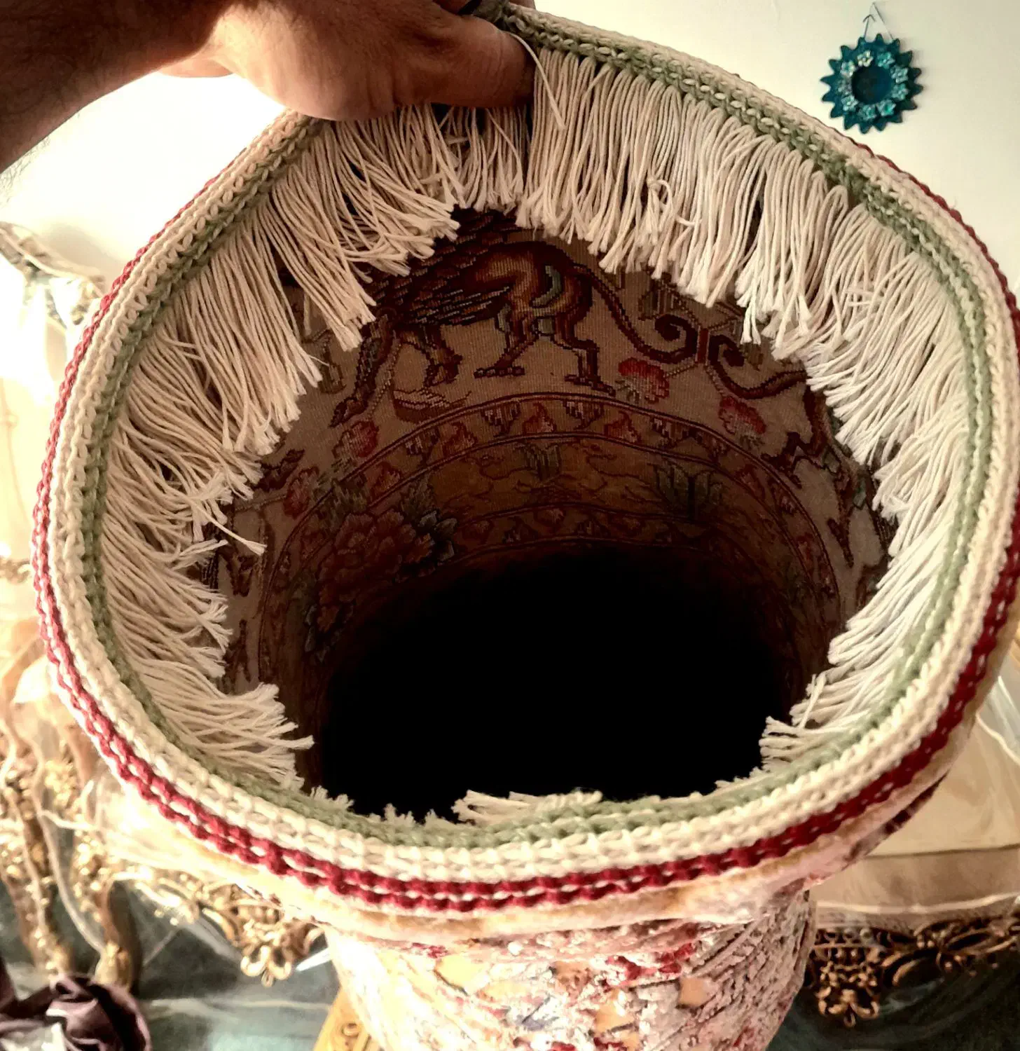 فرش دستباف کوزه عتیقه|فرش|چهاردانگه (تهران), |دیوار