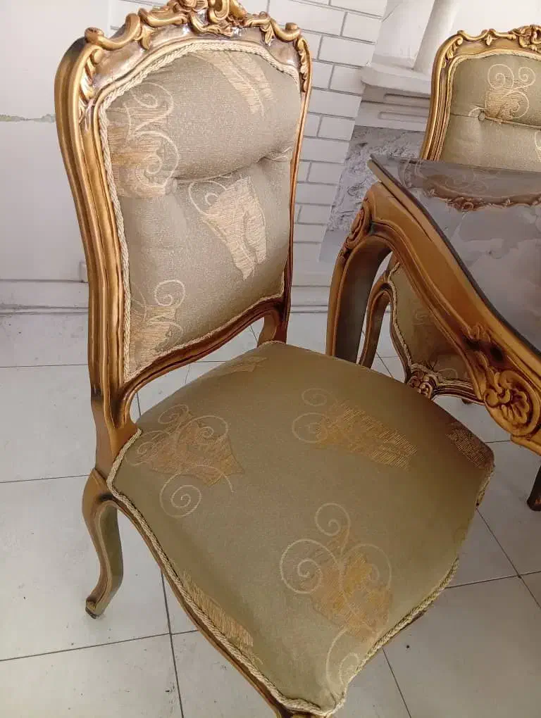 مبلمان فرانسوی به همراه میز ناهار خوری|مبلمان خانگی و میز عسلی|تهران, سلسبیل شمالی|دیوار