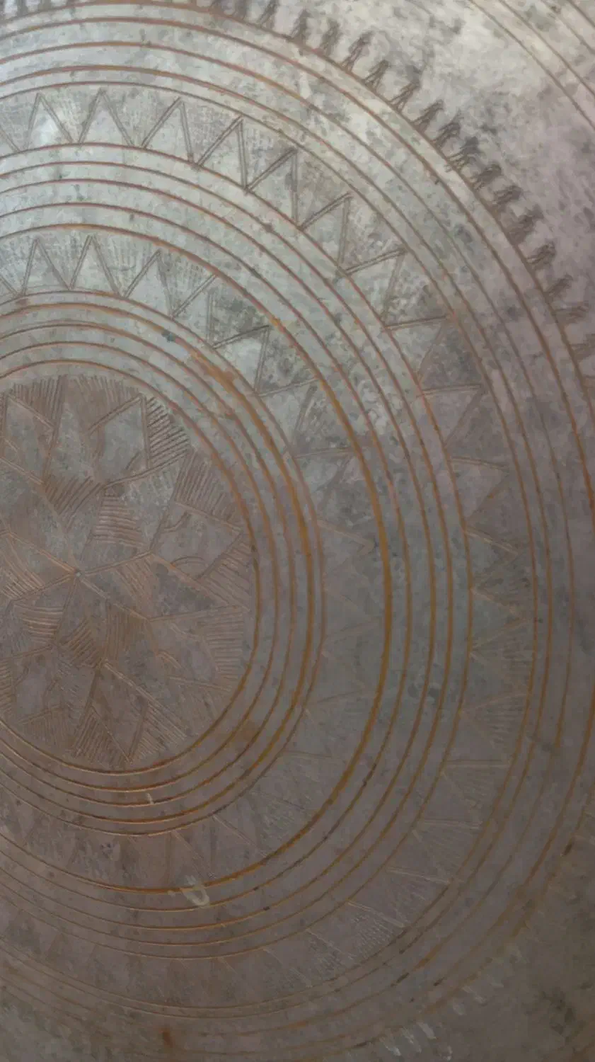 سینی مسی قدیمی|کلکسیون اشیاء عتیقه|تبریز, |دیوار