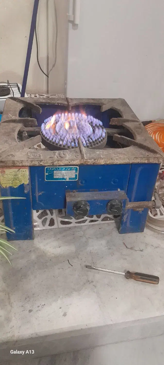 گاز دو شعله کاملا سالم|اجاق گاز و لوازم برقی پخت‌وپز|گرگان, |دیوار