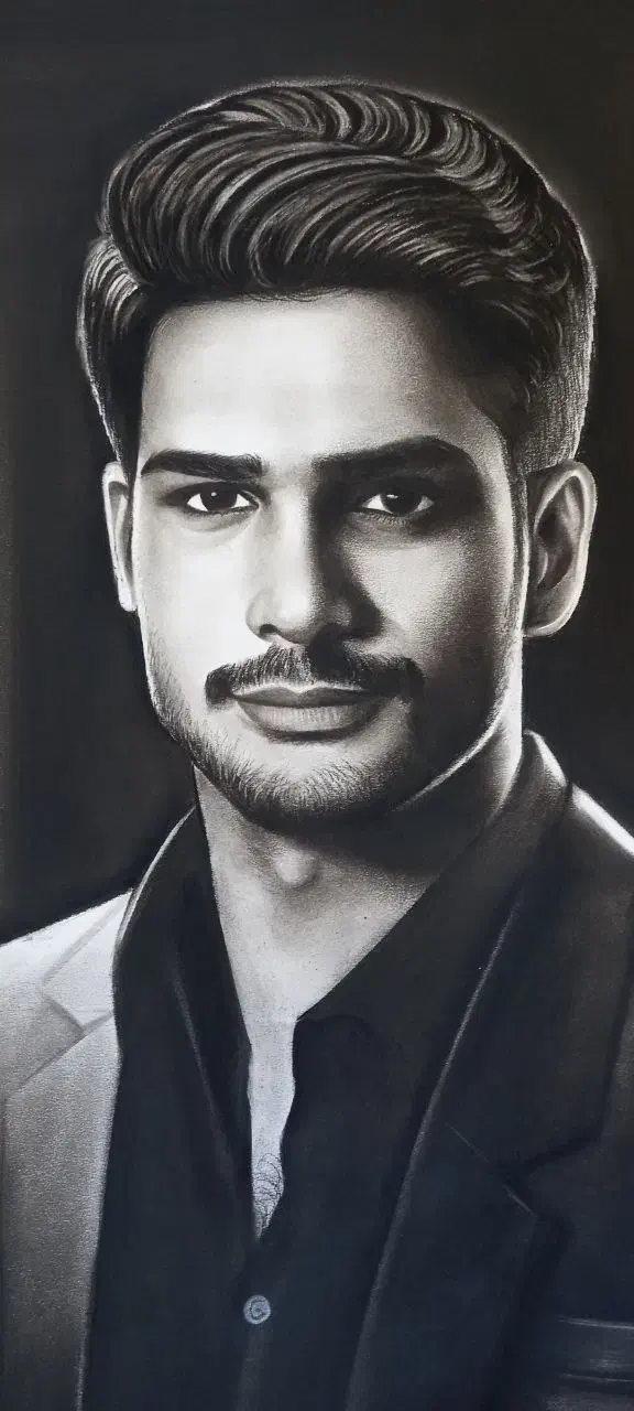 سیاه قلم و طراحی چهره به صورت حرفه ای و تضمینی|تابلو، نقاشی، عکس|فردیس, شهرک شهید حسینی|دیوار