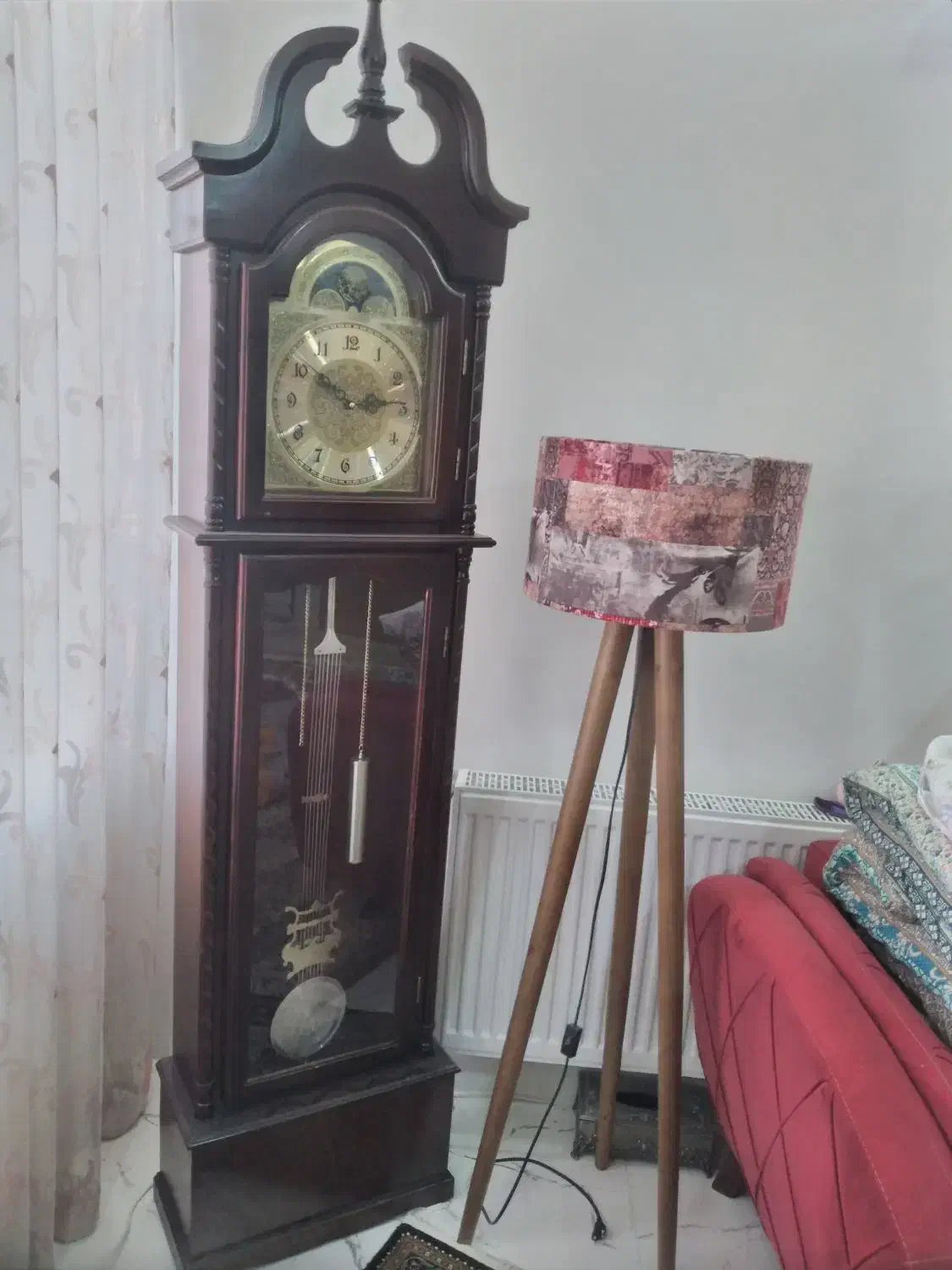 ساعت ایستاده چوبی|ساعت دیواری و تزئینی|اصفهان, شهرک ولیعصر|دیوار