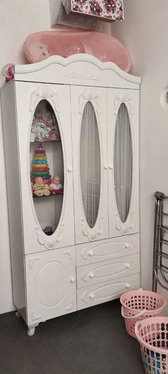 کمدوتخت کودک نونو|تخت و سرویس خواب|تایباد, |دیوار