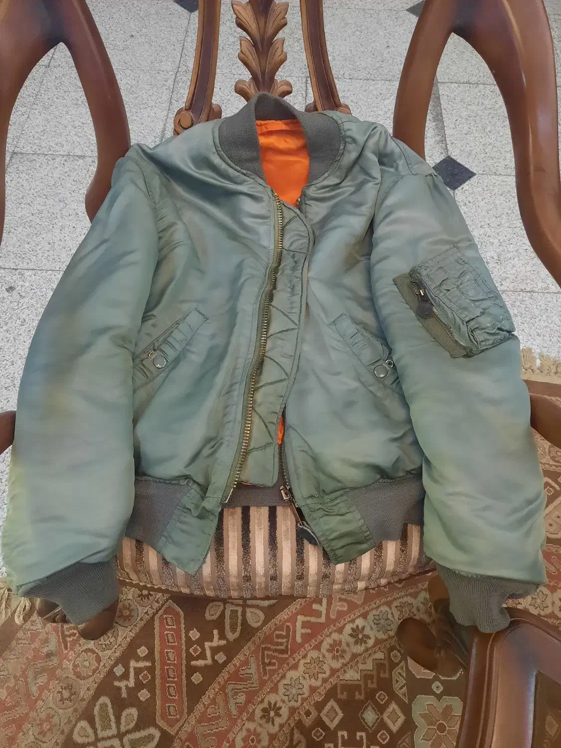 فروش کاپشن خلبانی امریکایی اصل . مارک اسکاویل .|لباس|تهران, ایرانشهر|دیوار