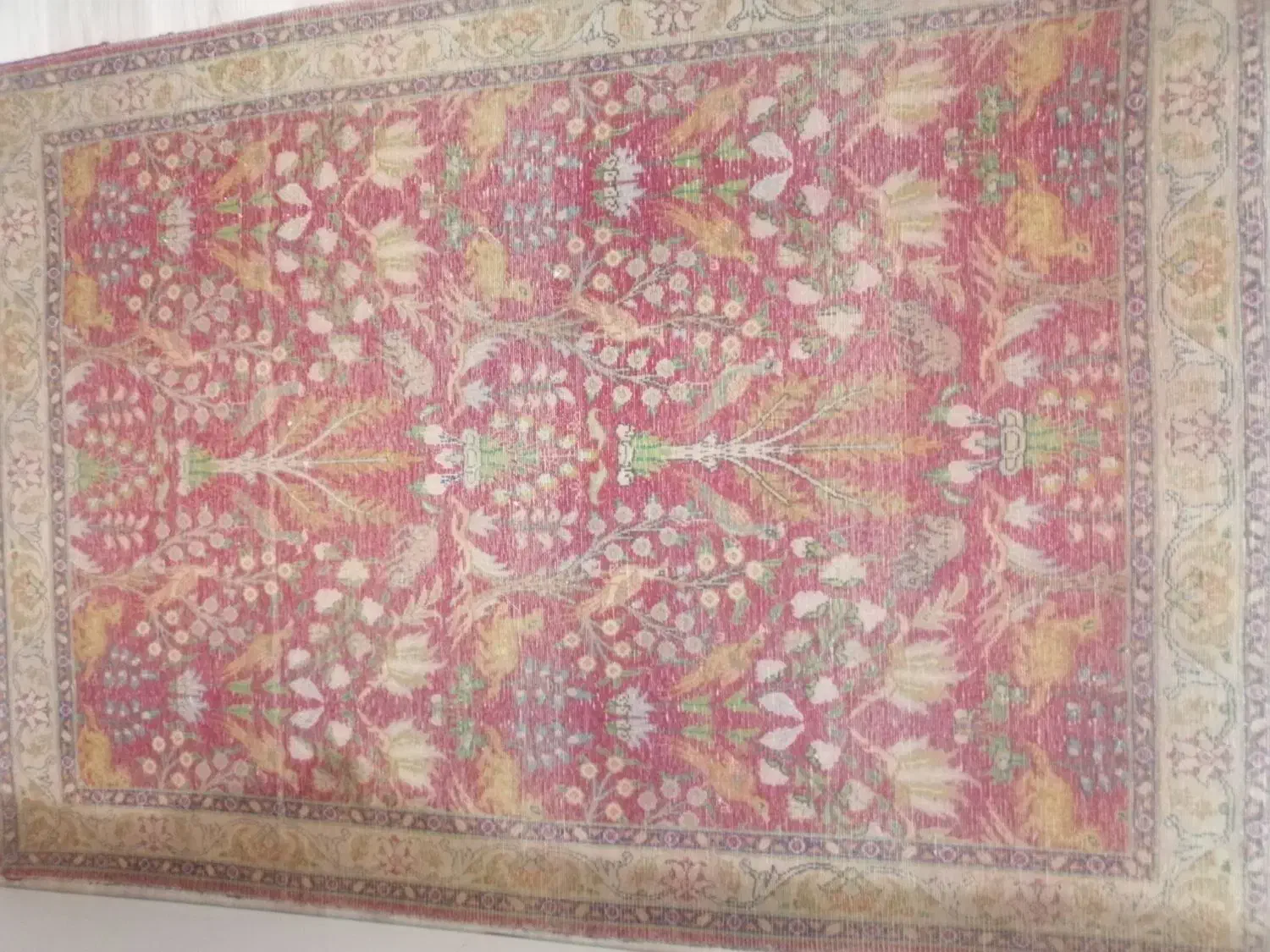 فرش دست بافت با یکم تعمیر کاری 200ساله|فرش|ارومیه, |دیوار