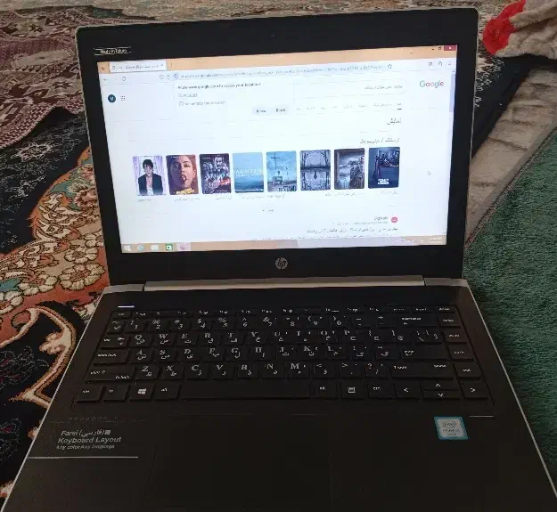 لپ تاپ hp حافظه 500گیگ( پر سرعت )|رایانه همراه|مشهد, سپاد|دیوار