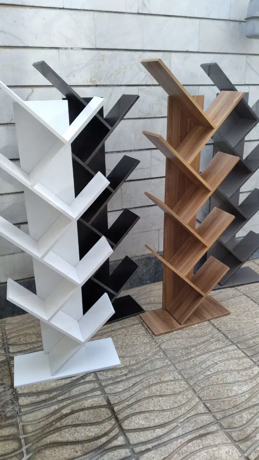 کتابخانه درختی شیک وکم جا|کتابخانه، شلف، قفسههای دیواری|تبریز, |دیوار