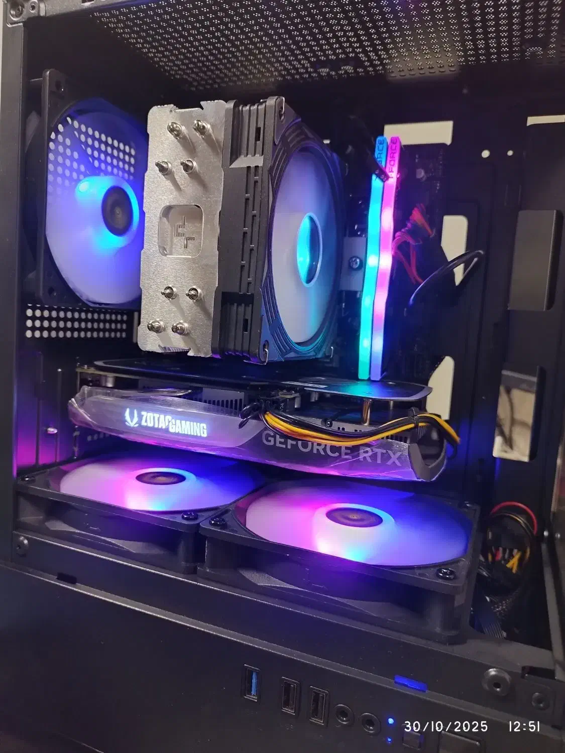 کیس گیمینگ نسل ۱۲ RTX4060 + B660 گارانتی دار در حد|رایانه رومیزی|تهران, شیخ هادی|دیوار