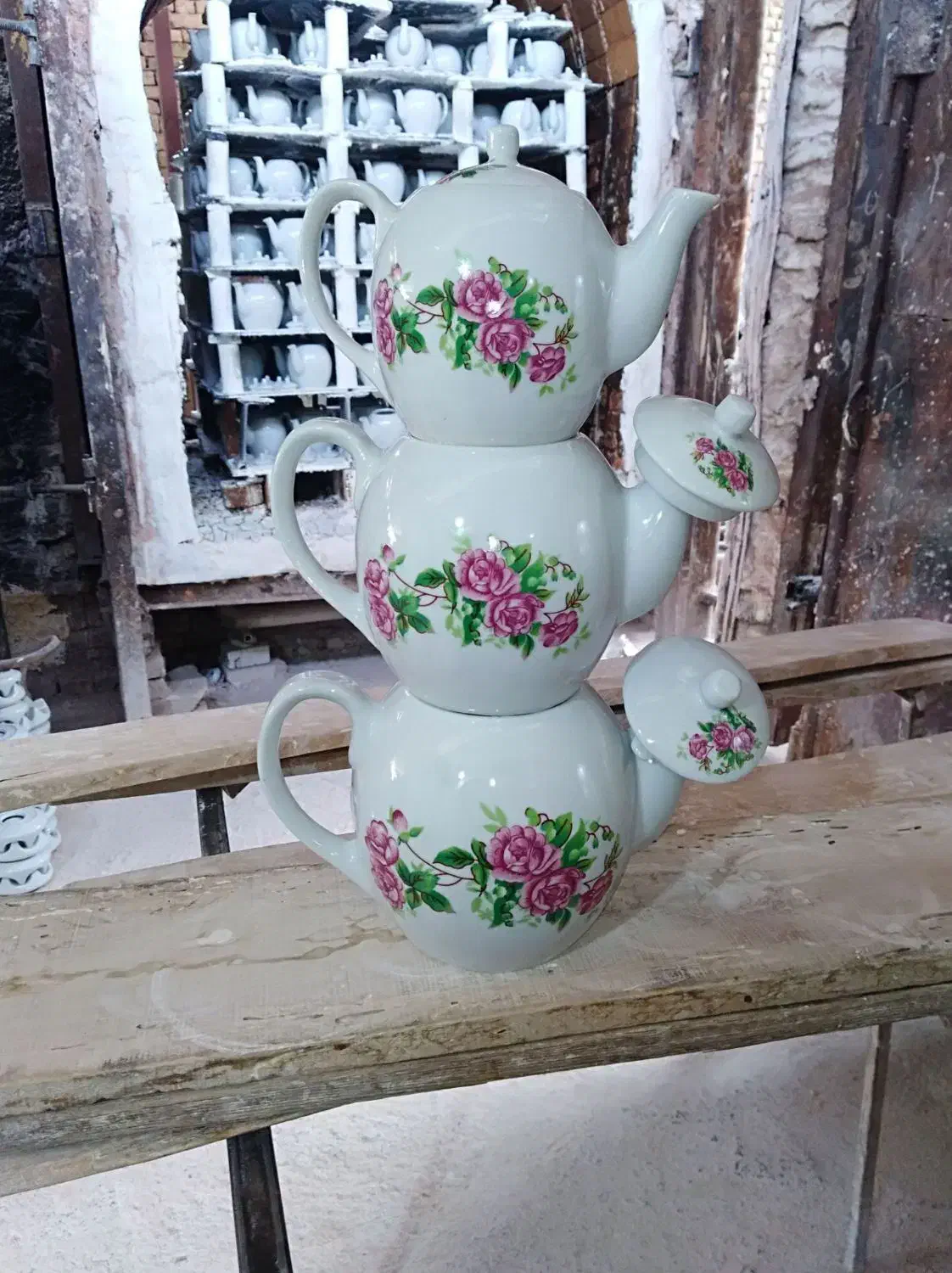 قوری چینی در سه سایز|قوری، کتری، قهوه‌ساز دستی|زابل, |دیوار