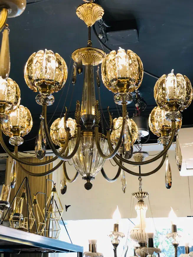 لوستر پذیرایی|لوستر و چراغ آویز|قزوین, |دیوار