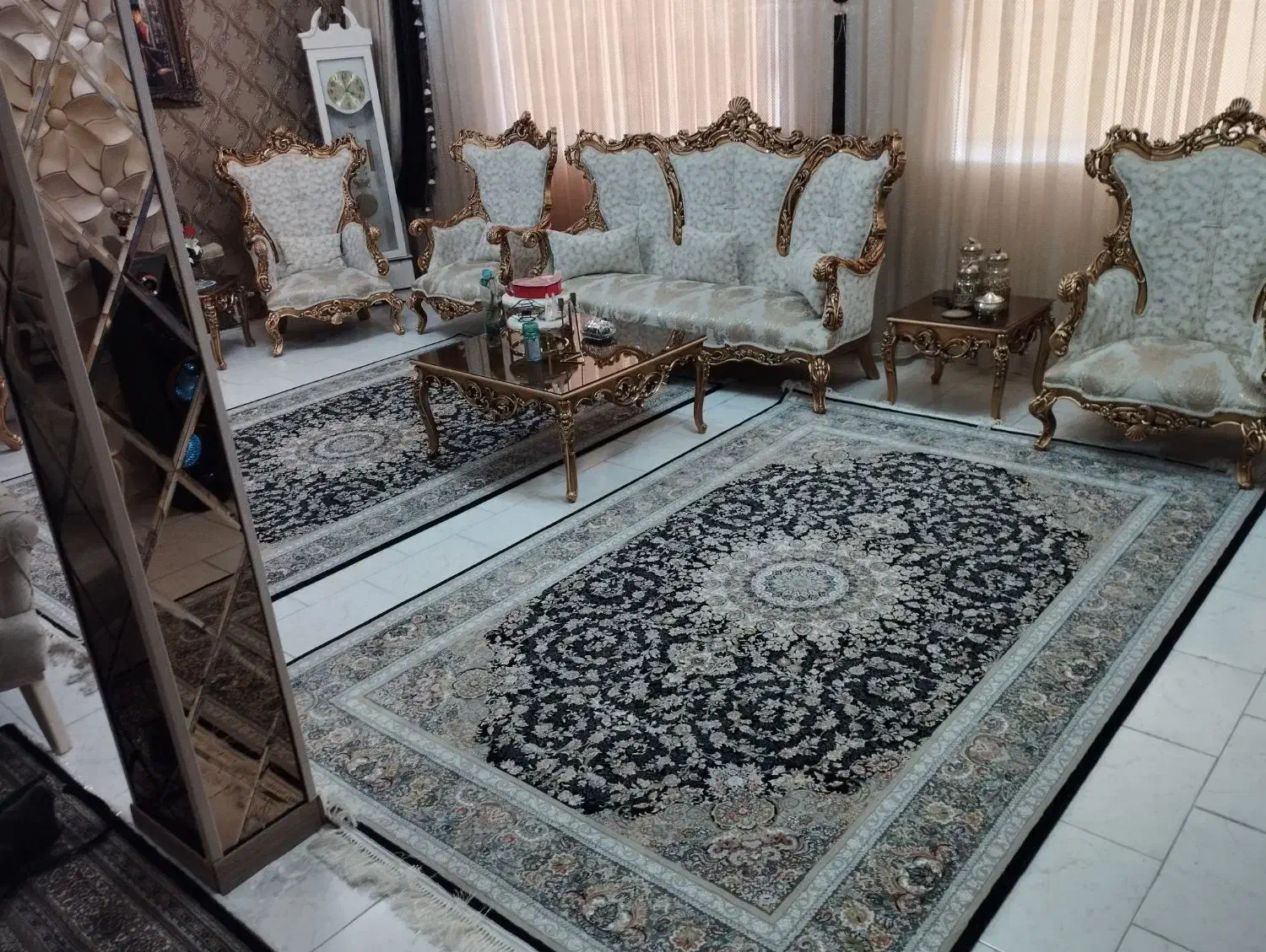 یک جفت فرش ماشینی|فرش|تبریز, |دیوار