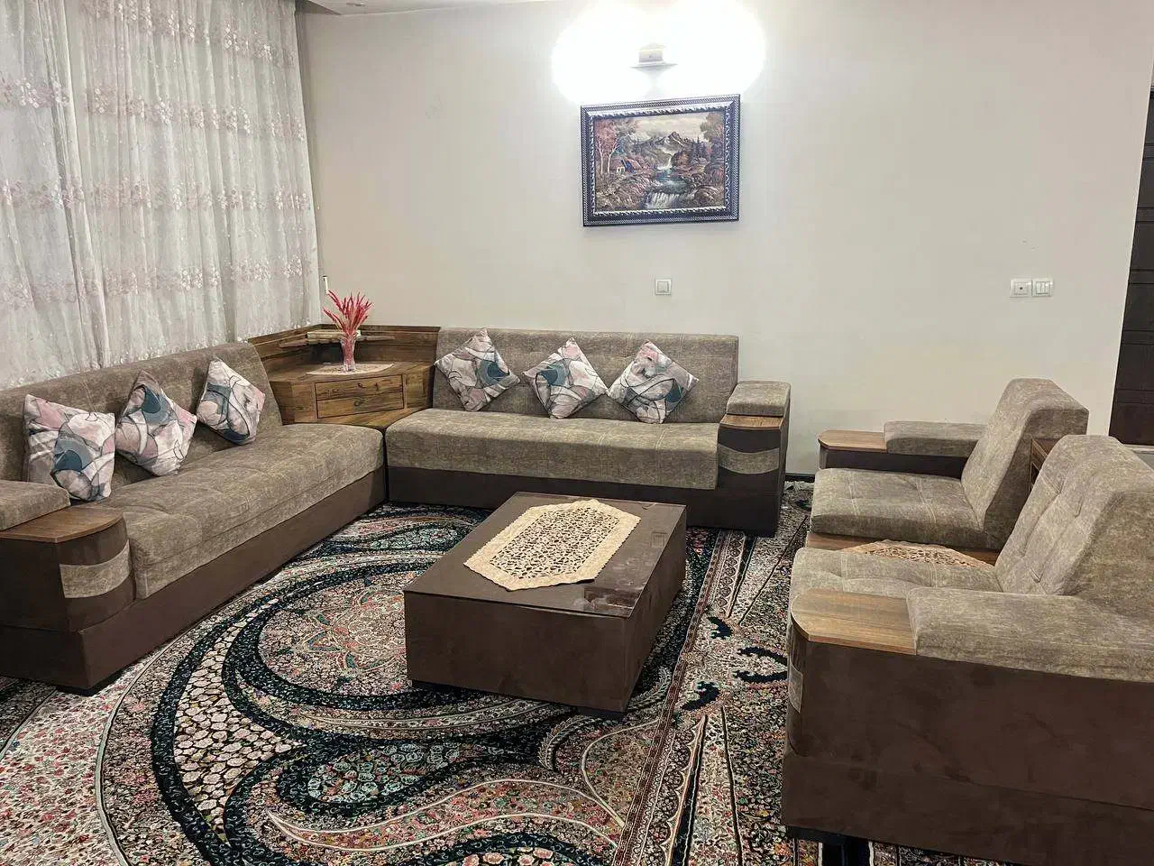 فروش مبل ۸ نفره|مبلمان خانگی و میز عسلی|اصفهان, کوی امیریه|دیوار