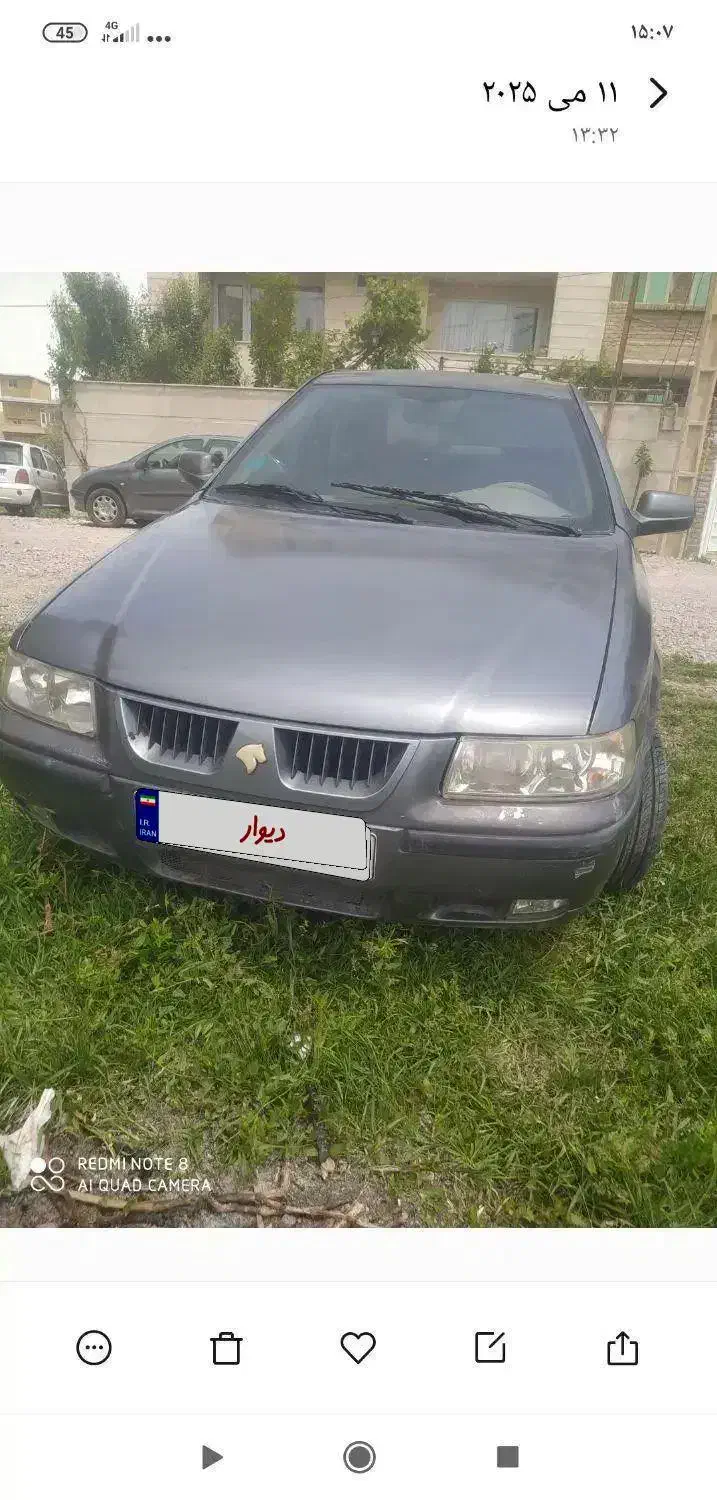 سمند84 عقب جلو سالم|خودرو سواری و وانت|ارومیه, |دیوار