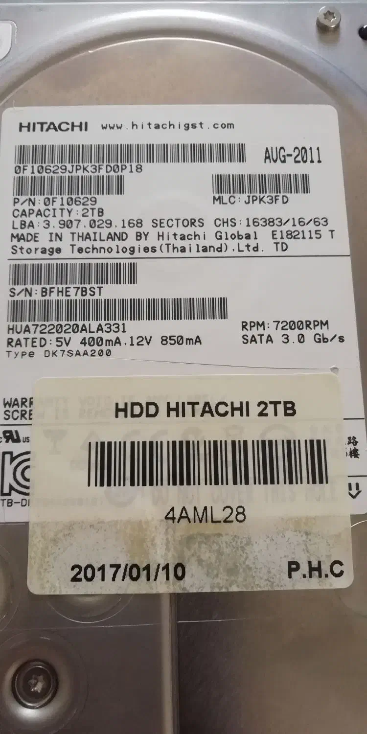 هارد 2ترا هیتاچی|قطعات و لوازم جانبی رایانه|کرمانشاه, |دیوار