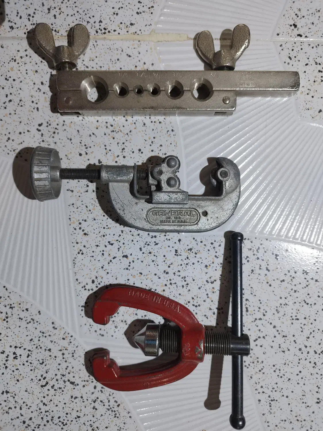 دستگاه برش و پرچ لوله آمریکایی|ابزارآلات|شازند, |دیوار