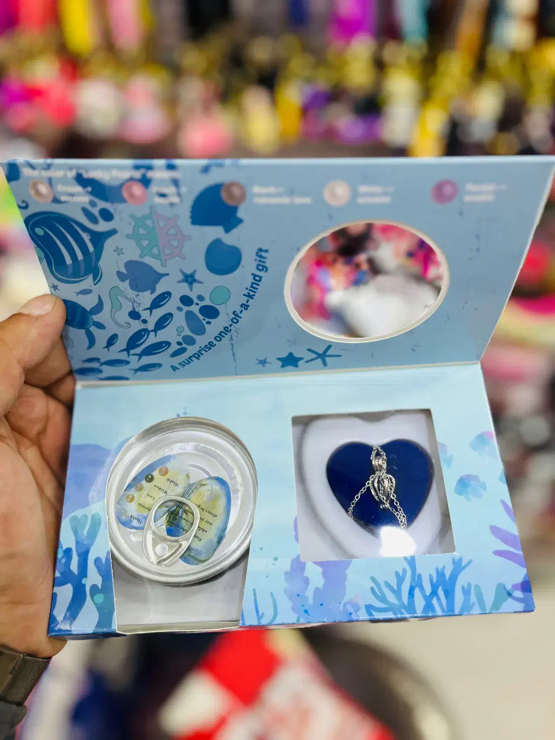 گردنبند صدف طبیعی با مروارید پرورشی|بدلیجات|بندر گناوه, |دیوار