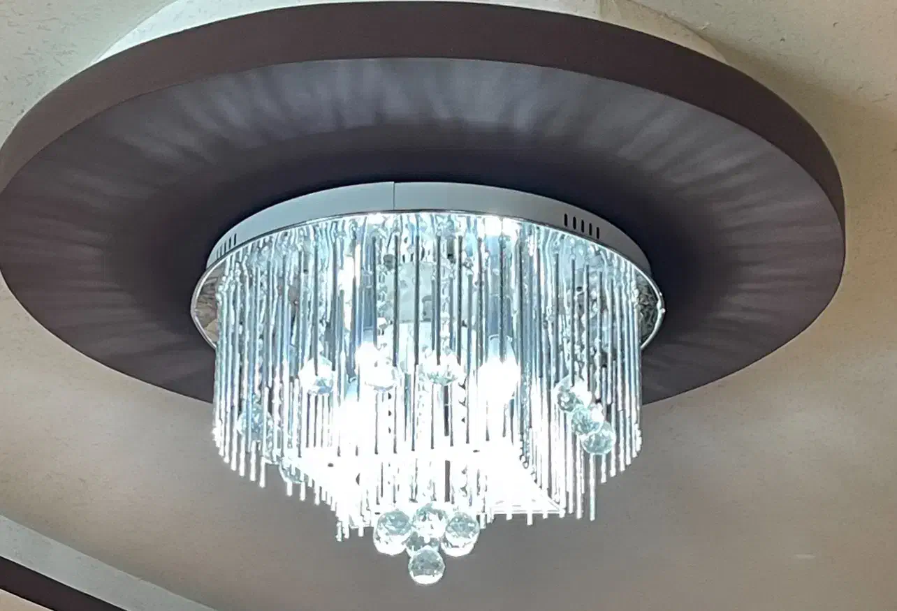 لوستر کریستالی|لوستر و چراغ آویز|اردبیل, |دیوار