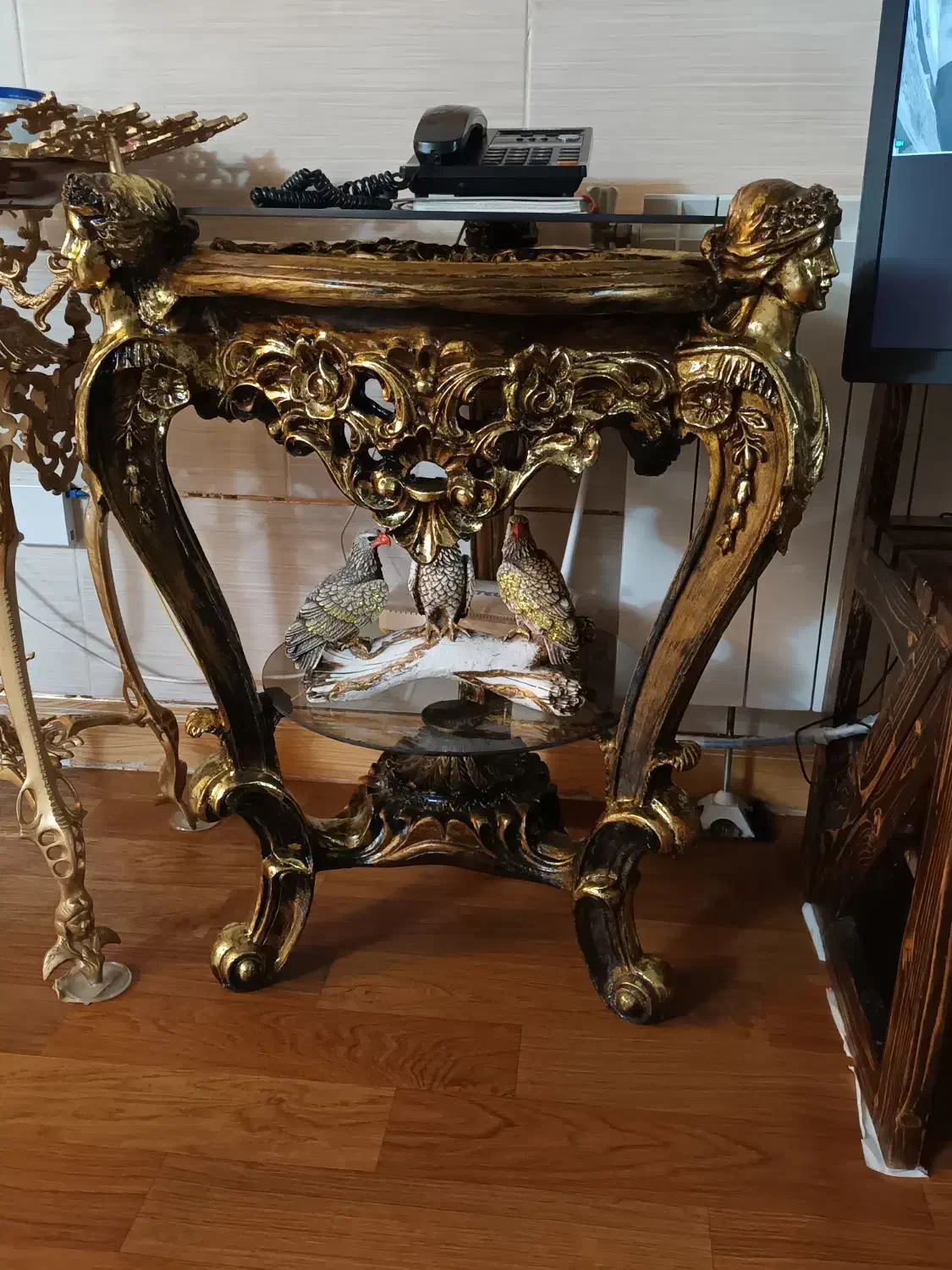 میز تلفن و خاطره پلی استر شیک و نو|میز تلفن|کرمان, |دیوار