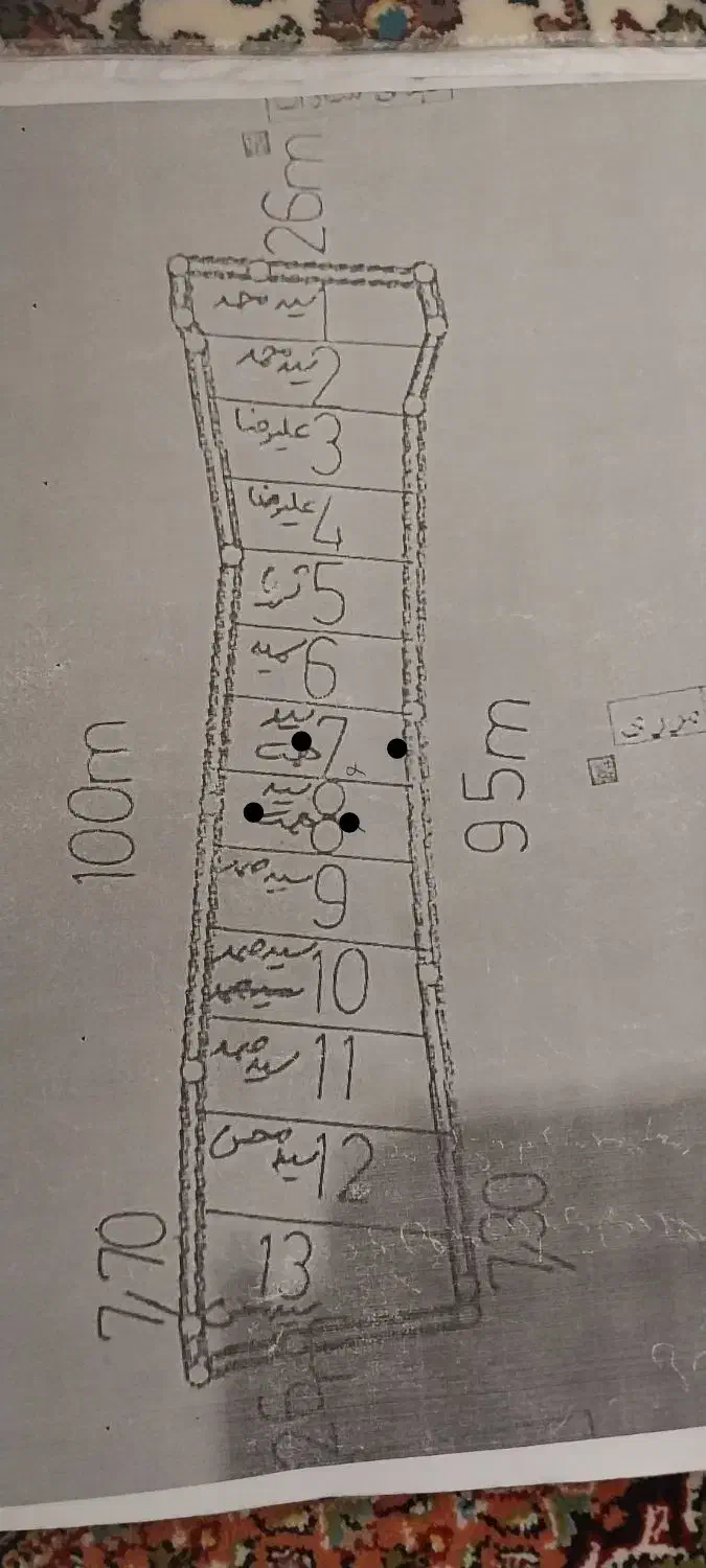 زمینی به متراژ ۲۶۰ متر مربع واقع در روستای دیبگلو|فروش زمین و ملک کلنگی|قصابه, |دیوار