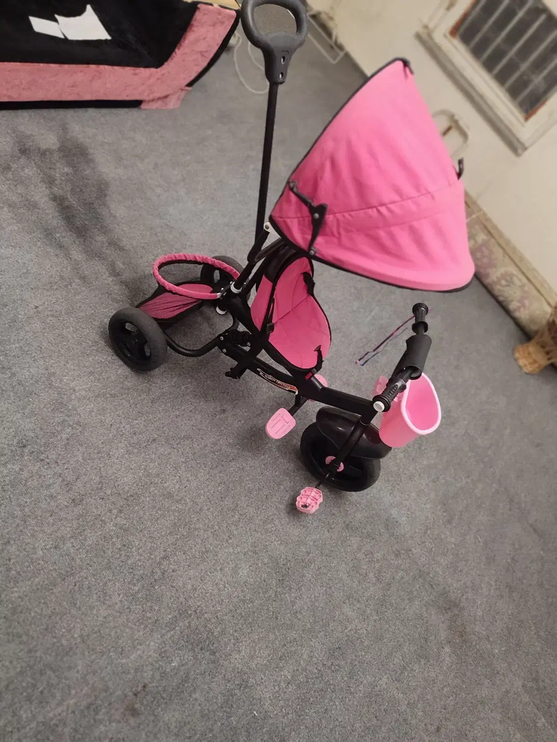 سه چرخه کودک جنس آهنی بادوام|دوچرخه، اسکیت، اسکوتر|تبریز, |دیوار