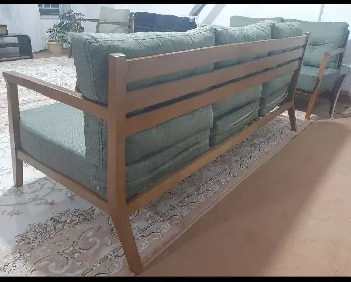 مبل راحتی چوب راش|مبلمان خانگی و میز عسلی|شوط, |دیوار