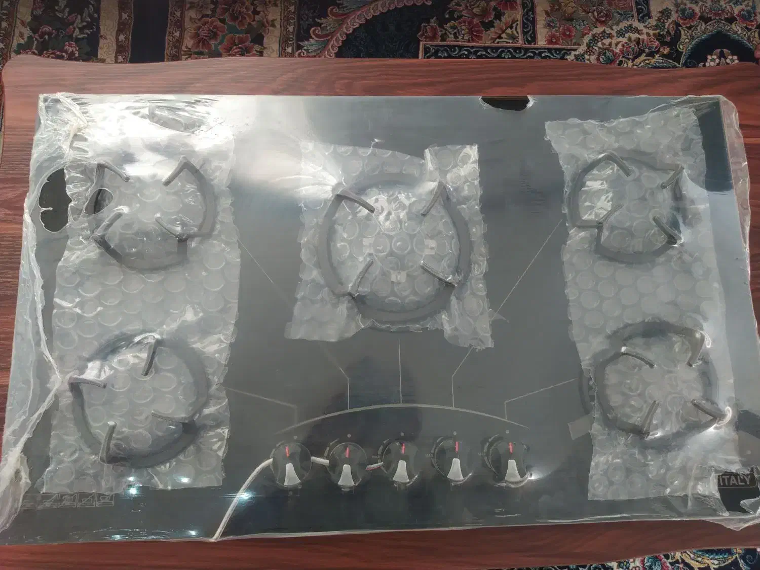 اجاق گاز صفحه ای شیشهای پنج شعله|اجاق گاز و لوازم برقی پختوپز|اردبیل, |دیوار