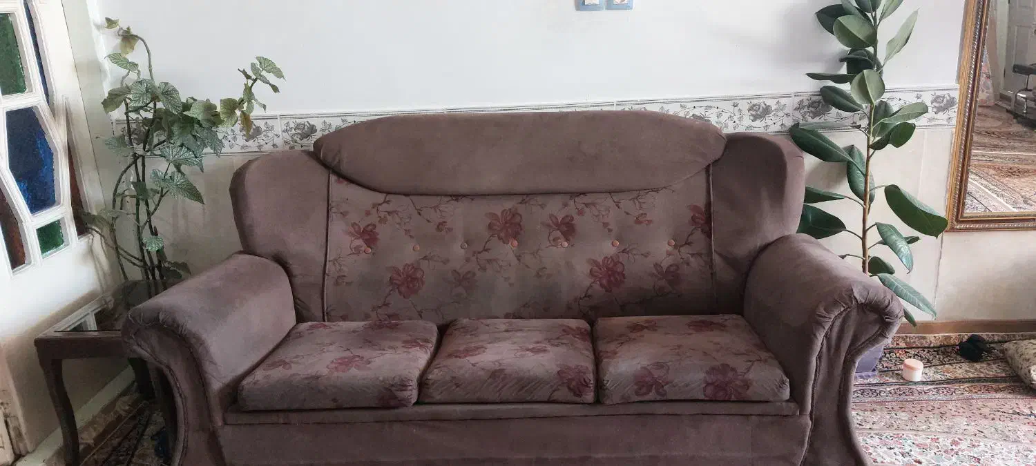 مبل ۷ نفره|مبلمان خانگی و میز عسلی|سلطانیه, |دیوار