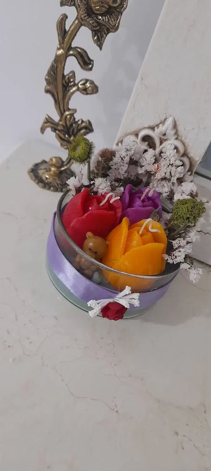 شمع و باکس شیک|صنایع دستی و سایر لوازم تزئینی|فرخشهر, |دیوار