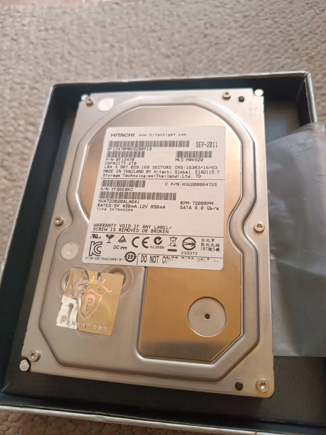 هارد اینترنال هیتاچی 2TB|قطعات و لوازم جانبی رایانه|تهران, طیب|دیوار