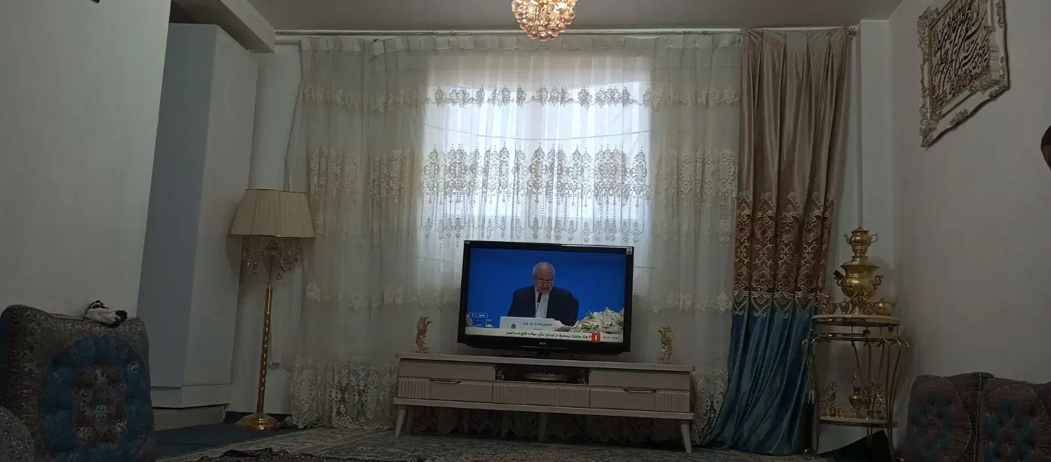 پرده دهمتر پلیسه شده نزدیک چهارمتر|پرده، رانر، رومیزی|سبزوار, قصبه غربی|دیوار